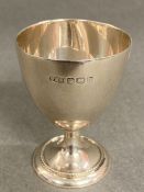 A silver Mappin and Webb Egg Cup (55g) Hallmarked