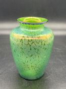 Loetz Crete Papillon Iridescent art nouveau glass vase H 9.5 cms C. 1900