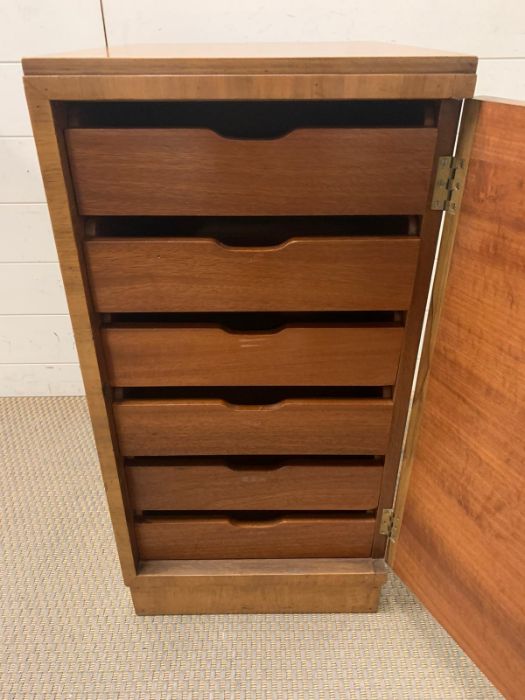 A Teak Heals Mid Century Mulit Drawer cupboard with door (W 39 cm x D 46 cm x H 77cm) - Image 5 of 5