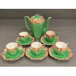 A Crown Ford part coffee set.