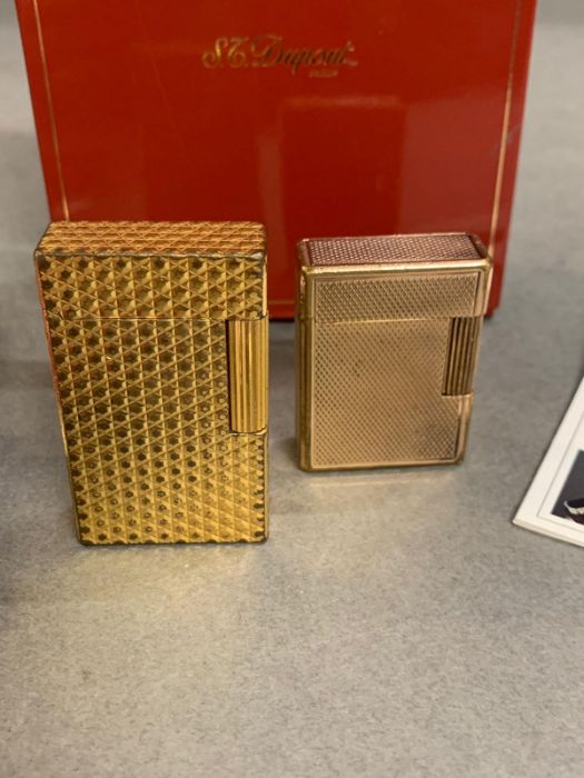 Two Vintage Dupont lighters with supporting paperwork. - Image 4 of 7