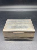 Silver Cigarette Box Hallmarked for Crichton Brothers London 1904