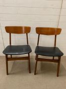 A pair of Mid Century dining chairs