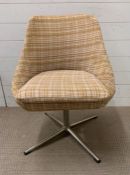 A Vintage swirl desk chair