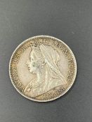 A 1900 Queen Victoria silver crown TB