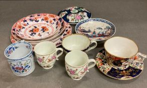 A selection of collectable china to include John Ridgway, Spode, Worcester.