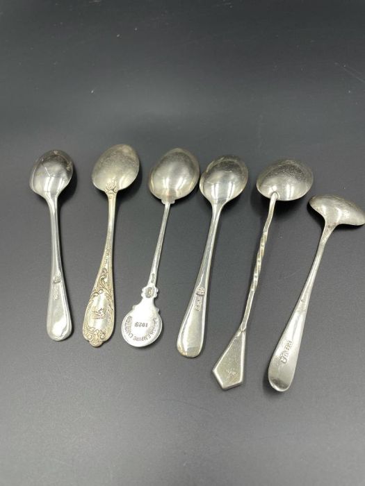 A selection of silver teaspoons, various makers and hallmarks. - Image 2 of 2