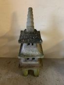 A three tier garden pagoda (H115cm)