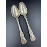 A Pair of Baily & Kitchen (American) spoons