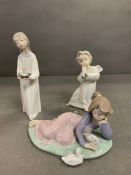 Three Lladro figures