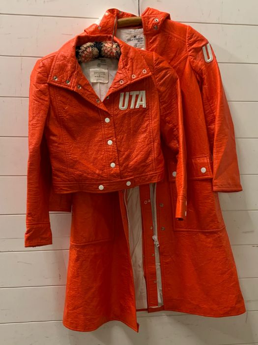 UTA airline vintage uniform coats, design/made by Courreges Paris