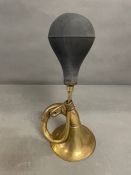 A Brass car horn