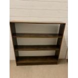 An open bookcase with inlay (H92cm W89cm D19cm)