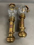 Two White Star carriage lamps.