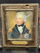 A Miniature of Lord Nelson in carry case