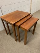 A set of Mid Century nest of tables