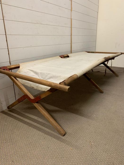 A vintage camp bed, once belonging to H.Rider Haggard Novelist - Image 6 of 7