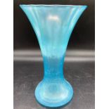 John Walsh Walsh Moonbeam Iridescent glass vase c. 1920s 19.5 cms H.