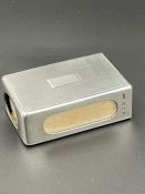 A silver matchbox holder by S J Rose & Son, hallmarked for London 1937