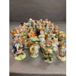 A large selection of Beswick Beatrix potters and other charter figurines some AF