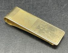 A 9ct gold money clip (11.2g)