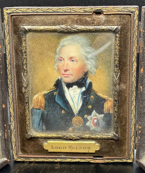 A Miniature of Lord Nelson in carry case - Image 2 of 3