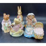 Five Beswick Beatrix Potter figures