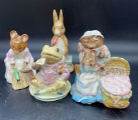 Five Beswick Beatrix Potter figures