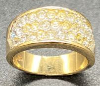 An Arabian gold fashion ring (Total Weight 6.3g)