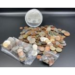 A small quantity of billon denier coins, crusader, middle ages, plus a large quantity of foreign