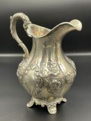 A Victorian milk jug by Samuel Hayne & Dudley Cater, hallmarked for London 1861 (224g)