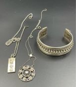 A small selection of quality silver jewellery