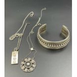 A small selection of quality silver jewellery