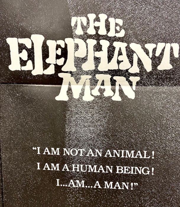 An Original Elephant Man movie poster from Australian Cinema Foyer - Image 2 of 3