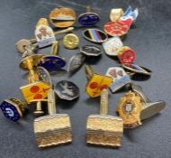 A selection of Gents cufflinks