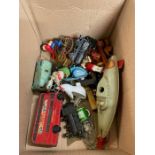 A small box of collectable toys