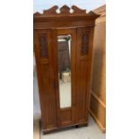 A single wardrobe or hall cupboard (H200cm W93cm D37cm)