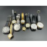 A selection of watches various makers