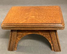 An oak stool or foot stool