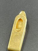 An 18ct gold clip (Total weight 7.5g)