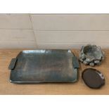 A Julia Knight rectangular tray and accessories
