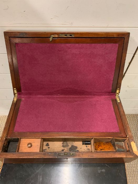 A Mahogany writing box AF - Image 2 of 2