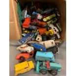 A selection of Diecast vehicles various ages and condition