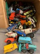 A selection of Diecast vehicles various ages and condition