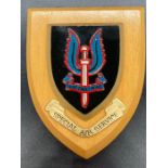 A Special Air Service wall plaque