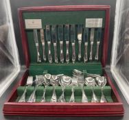 A Royal Doulton Eight place setting stainless steel canteen of cutlery