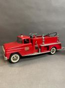 A Tonka vintage Tin plate fire truck