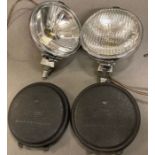 A Pair of Lucas Classic car lamps