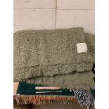 Four designer blankets/throws, The Haas Brothers, Biggle Best, De Le Cuona