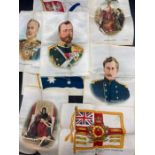 A selection of collectable cigarette silks